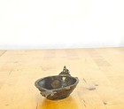 Antique Indian Brass Opium Kharal Bowl