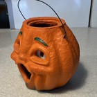 Vintage 1999 Seasons Gone By Paper Mache Halloween Pumpkin  
