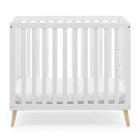 Delta Children Essex Convertible Mini Baby Crib With 2 75-inch Mattress  Bianca