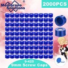 5000pcs Pre-slit Ptfe white Silicone Septa 9-425 Screw Caps For 2ml Sample Vial 