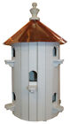 10 Room Birdhouse Condo - 26  Genuine Copper Roof Bird House Amish Handmade Usa