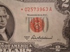 1953 A  2 Two Dollar Star Note Red Seal  Semi-key Date Star Note Of 1953
