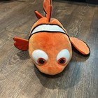Disney Store Pixar Finding Nemo Clown Fish Orange 17  Plush
