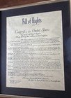  The Bill Of Rights   The Declaration Of Independence Framed  Both  18x22 