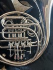 Double French Horn  Silver  With Hard Case And Mouthpiece