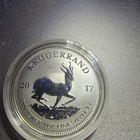 2017 1 Oz  999 Fine Silver Krugerrand 50th Anniversary Privy  Uncirculated