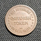 Auto Shower - Car Wash Token Coin - Vintage Brass Coin - Add To Your Collection 