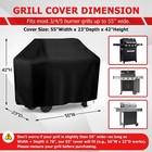 Icover 55in Bbq Grill Gas Cover For Outdoor Grill  Anti-uv   Fade Resistant