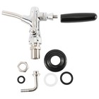 Draft Beer Adjustable Faucet With Flow Controller  Chrome Plating Shank G5 8 Tap