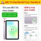 Hybrid Case For Ipad Mini 7  a17 Pro  2024   Ipad Mini 6 Clear Hard Back Cover
