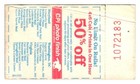 Grateful Dead Concert Ticket Stub July 12 1989 Washington Dc