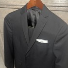 Clean Ralph Lauren Boys Two Piece Suit - Black Size 18r Coat 28 Waist Pants