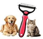 Pet Pro Grooming Tool dual-sided Pet Comb For Dogs   Cats professional Tool Et
