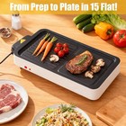 3-in-1 Indoor Electric Tabletop Grill And Hot Dog Roller Machine