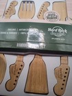 Hard Rock Hotel   Casino Atlantic City 4 Pc Bamboo Utensil Set Guitars Free Ship