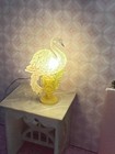 1 12 Dollhouse Miniature Swan Lamp Lighted 