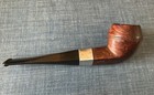 1911 L-b Bbb Bulldog Shape English Estate Pipe Hallmarked Louis Blumfeld Silver