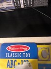 Melissa   Doug Classic Abc Wooden Block Cart Educational Toy With 30 Blocks 