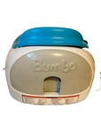 Bumbo Seat W  Tray Light Blue Booster Seat  Infant Floor Play  Travel High Chair