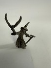 Ridolfi Gallo Pewter  91 Wizard W falcon  Staff    Red Pendant 4    Figurine