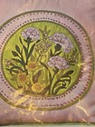 Vintage 1970s Creative Stitchery Crewel Floral Pillow Kit