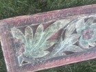 Antique Hand Carved Wooden Door Decorative Panel Architectural Salvage