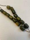 Green Amber Yellow Tested Bakelite Worry Beads Komboloi Greece Vintage 60s 70s