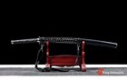 Handmade Razor Sharp Japanese Samurai Katana Sword T10 Clay Tempered Leather
