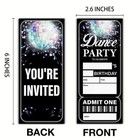 Dance Party Birthday Invitations Dance Ticket Style 20 Invites With Envelopes