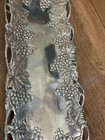 Arthur Court Aluminum Grape Vine Rectangular Serving Tray W  Handles 19in