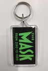 1994 The Mask Key Chain Jim Carrey From Zero To Hero Movie Keychain Vtg Promo