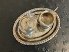 Vintage Silver Plated Sugar And Creamer Set With Tray