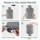 Hot Water Bottle With Soft Cover  2l Hot Water Bag  Hot And Cold Therapies For S