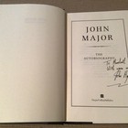 John Major   The Autobiography Signed By John Major  1999  Hc 