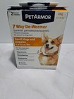  4  Petarmor 7 Way De-wormer Chewables Treatment For Small Dogs 6-25 Lbs