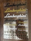 Lamborghini Logos Transfer Decal Sheet