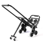 Stair Climbing Cart Hand Truck Dolly Adjustable Handle Folding For Stairs Moving