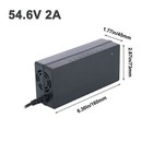 54 6v 2a Charger For Electric Bike Ebike 48v Lithium Battery Dc 5 5x2 1mm Plug