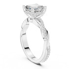 Igi Certified 2 33 Ct Lab Grown Diamond Beautiful Ring 14k White Gold  E-f vs1