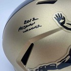 Autographed signed Johnny Manziel 2012 Heisman Gold Full Size Helmet Beckett Coa