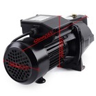 1 Hp Shallow Well Jet Pump With Pressure Switch Self Priming 750w