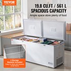 Vevor Chest Freezer 19 8 Cu ft   561 L Large Deep Freezer   4 Removable Baskets