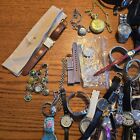 Huge Vintage To Modern Mixed Watch Lot For Repair Parts 7 Lbs Mens And Ladies