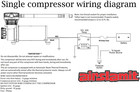 Airslamit Single Compressor Wire Kit Air Ride Suspension Install Kit Fits Viair
