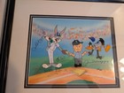 Looney Tunes Mckimson Dimaggio Berra Ford Rizzuto Signed Framed Cel 162 250 Coa