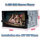 Double 2din 6 2  Car Cd Dvd Stereo Fm am Radio Hd Player Aux Mp3 Usb Rear Camera