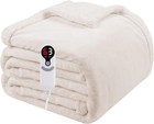 Electric Heated Blanket Full Size 72 x84   Soft Flannel With Overheat Protect   