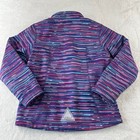 L l  Bean Girls Purple Blue Fleece Lined Spring Jacket Size Medium 5-6