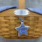 Longaberger Century Celebration 2000 Cheers Basket Protector Liner Charm Y2k