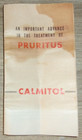 Antique 1940 s Calmitol For Pruritus Apothecary Medicine Corked Bottle W box